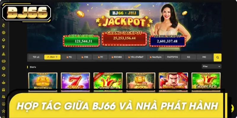 Sự kiện BJ66 hợp tác với nhà phát hành game lớn