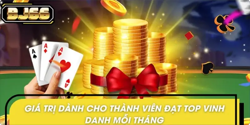 Ý nghĩa của chương trình BJ66 vinh danh top người chơi tháng